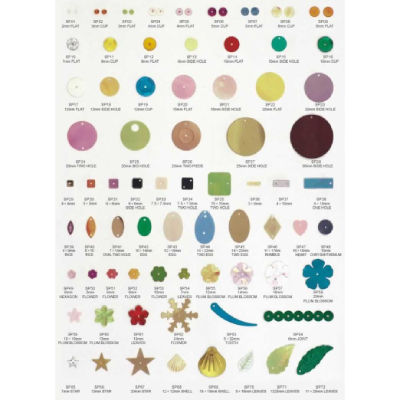 Sequins color chart 4