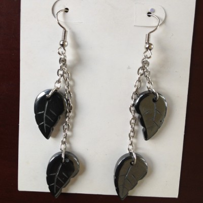 Black Gallstone Earring