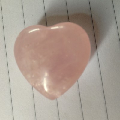 rose quartz heart